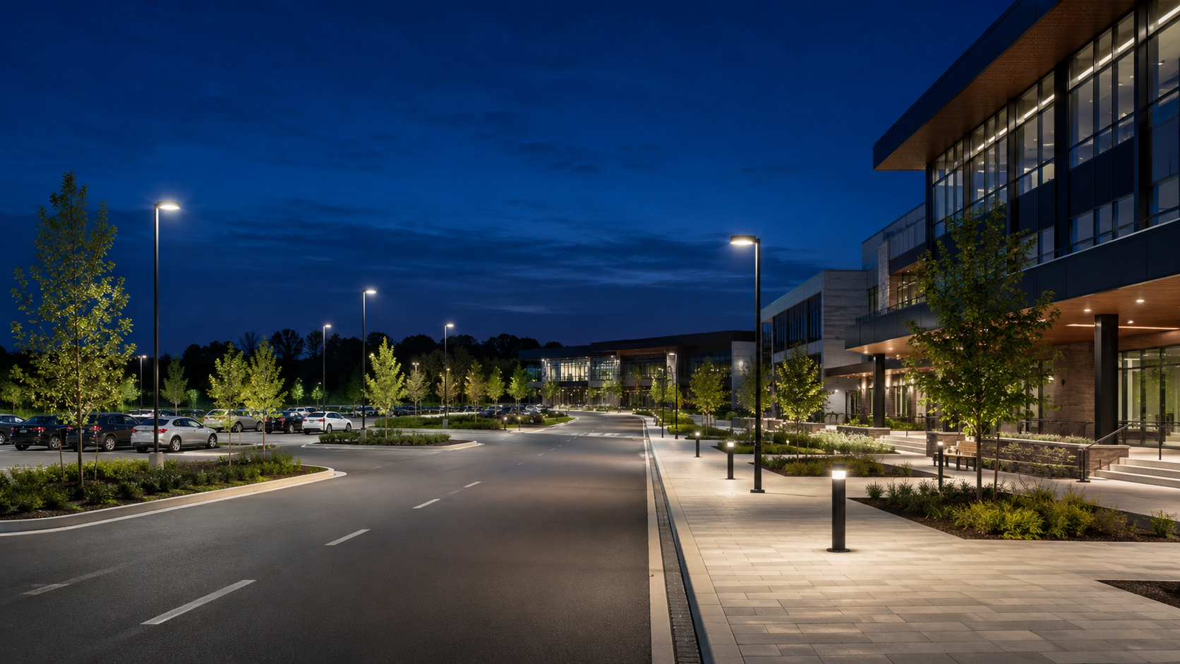 Distribuciones fotométricas en iluminación exterior